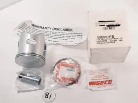 W5007ps Wiseco Kawasaki Tecate Kxt 250 New Piston Kit La Sleeve #w5007ps 72.95mm