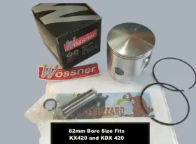 Kx42082mmwos Wossner Kawasaki Kx420 Kx 420 Piston Kit 1980-81 Replaces Oem # 13001-107 82 Mm New Kx42082mmwos Wossner Kawasaki Kx420 Kx 420 Piston Kit 1980-81 Replaces Oem # 13001-107 82 Mm New