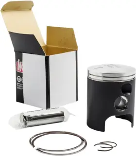 U7rh153vjb Wossner Pistons Complete Piston Kit 65.44mm 1.5 Ob Yamaha Rz350 84-85