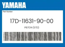 17d-11631-90-00 Yamaha Genuine Piston Std -