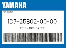 1d7-25802-00-00 Yamaha Genuine Piston Assy Caliper - 1d7-25802-00-00 Yamaha Genuine Piston Assy Caliper -