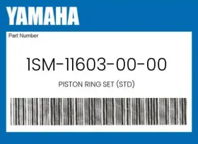 1sm-11603-00-00 Yamaha Genuine Piston Ring Set Std -
