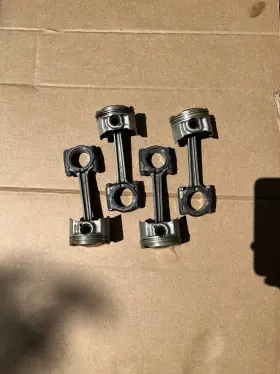 3he-11636-00-00 Yamaha 1wg-11656-20-00 1989 - 1993 Fzr600 3he Pistons Connecting Rods Bearings