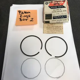 214-11601-02-00 Yamaha 1968-1970 Dt1 Nos Oem Std Piston Rings 214-11601-02 Nib