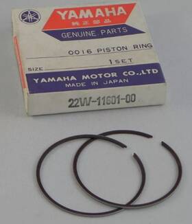 Yamaha 22w-11601-10 1983 Yz80 Oem Piston Ring Set 0.25mm Oversize