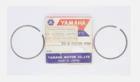 22w-11601-40 Yamaha 1983 Yz80 Oem 1.00mm 4th O/s Piston Ring Set S