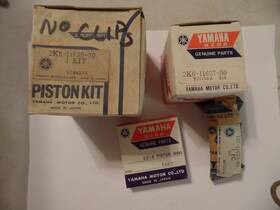 Yamaha 2k6-11630-30-00 Nos Oem Piston Kit W Rings Pin 3rd .75 Yz125 Yz 125 78-79-80 2k6-11630-30