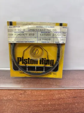 2n6-11610-00-00 Yamaha 2n6-11610-00 New Nos Piston Ring Set Standard 1979 Dt250 Part#