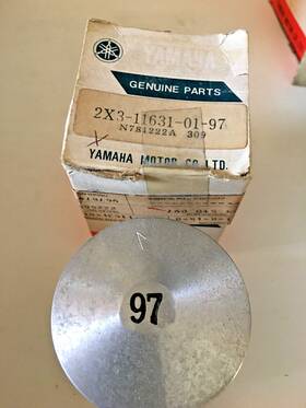 Yamaha 2x3-11631-01-97 Oem Nos Yz 125 1979 Standard Piston