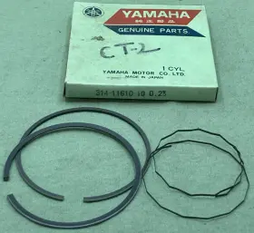 314-11610-10 Yamaha New Genuine Piston Ring Set 0.25
