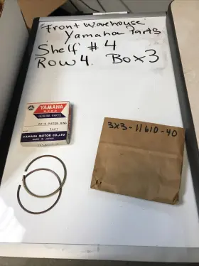 3x3-11610-40 Yamaha Oem Yt 125 Piston Rings Nib