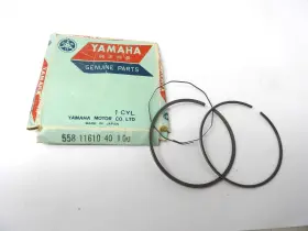 558-11610-40 Yamaha Oem Dt100 Dt-100 Mx100 Piston Rings Size 1.00 Nos Genuine