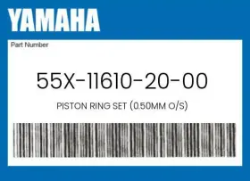 55x-11610-20-00 Yamaha Genuine Piston Ring Set 0.50mm O/s -