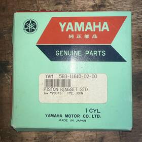 Yamaha 583-11610-02 Sr500 Ft78-95 Tt500 Ft76-81 Xt500 Ft76-89 Piston Rings Set Std Nos A5