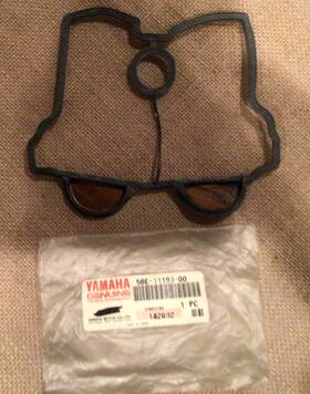 Yamaha 5be-11193-00 Nos Genuine Gasket Head Cover Oem #5be-11193-00