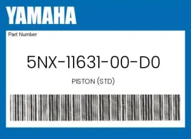 5nx-11631-00-d0 Yamaha Genuine Piston Std -