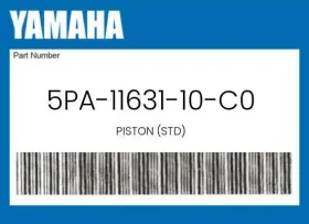 5pa-11631-10-c0 Yamaha Genuine Piston Std -