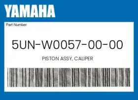 5un-w0057-00-00 Yamaha Genuine Piston Assy Caliper -