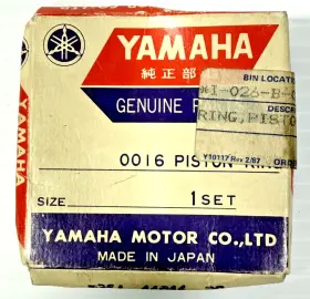 5x4-11611-30-00 Yamaha Genuine Piston Ring Set 5x4-11611-30-00 Yamaha Genuine Piston Ring Set