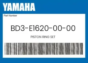 Bd3-e1620-00-00 Yamaha Genuine Piston Ring Set -