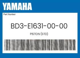 Yamaha Bd3-e1631-00-00 Genuine Piston Std -