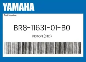 Br8-11631-01-b0 Yamaha Genuine Piston Std - Br8-11631-01-b0 Yamaha Genuine Piston Std -
