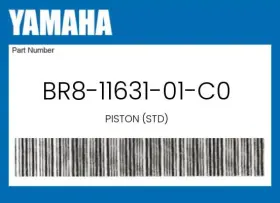 Br8-11631-01-c0 Yamaha Genuine Piston Std -