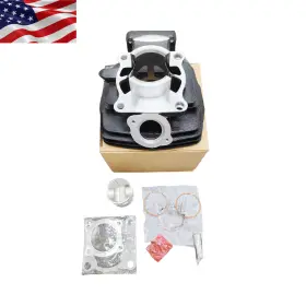Qmp-j00436 Yj-remould Engine Cylinder Piston Gasket Top End Rebuild Kit 56mm Fits Yamaha Dt125 74-81