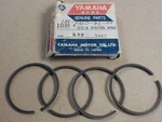 Nos Yamaha Oem 2ND O/s .50MM Piston Ring Set 1966-1967 YL1 Twin Jet 134-11610-21 New. Price: $26.99.
