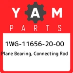 1WG-11656-20-00 Yamaha Plane Bearing, Connecting Rod 1WG116562000, New Genuine. Price: $20.41.