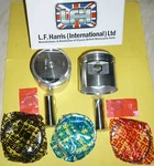 Triumph Pre Unit TR6 T120 Bonneville Piston Set 70-3610/STD New. Price: $157.98.