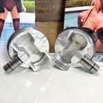 Cp Carrillo 4.125 Pistons Harley Twin Cam 124CI 120R Orient Express Used. Price: $199.99.