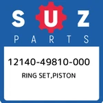12140-49810-000 Suzuki Ring Set,piston 1214049810000, New Genuine Oem Part. Price: $41.22.