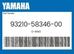 Yamaha Genuine O-ring 93210-58346-00 New. Price: $10.23.