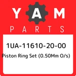1UA-11610-20-00 Yamaha Piston Ring Set (0.50MM O/s) 1UA116102000, New Genuine Oe. Price: $164.16.