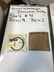 Oem Yamaha 20E-11601-00-00 Piston Ring Set Std Nib New. Price: $65.00.