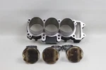 Triumph Street Triple 765 20-22 Oem Engine Cylinder Barrell Pistons Con Rods Used. Price: $494.99.