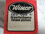 New Wiseco Forged Piston Kit 2094PS 1 Kaw 440. Price: $89.99.