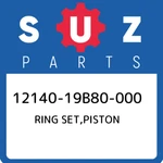 12140-19B80-000 Suzuki Ring Set,piston 1214019B80000, New Genuine Oem Part. Price: $109.26.