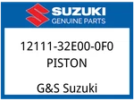 Suzuki Oem Part 12111-32E00-0F0 Piston New. Price: $107.70.