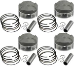 Kawasaki ZXR750 L/m Piston Kit - Oversize Os +1.00 Rings Neu. Price: $771.60.