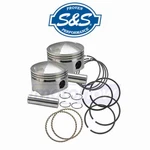 S&s Cycle Forged Pistons 88CI.- 103CI. 1980-1982 Harley Davidson Fxb Qr New. Price: $445.27.