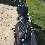 Driver Passenger Two Up Seat For Harley Sportster Xl 883 1200 Custom Iron 48 72 New. Price: $83.95.