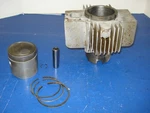 Harley Aermacchi Sprint 350 Ss Sx 74MM Stock Bore Cylinder & Piston 16504-73P Used. Price: $285.00.