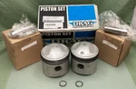 New Genuine Drag Specialties DS-750702 Piston Set. Price: $87.31.