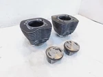Harley Davidson Touring Dyna & Softail Twin Cam 96" Black Cylinders W/ Pistons Used. Price: $79.95.
