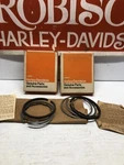 Nos Harley-davidson Piston Rings Oem 22358-57A .020 57-71 Xlch Xlh Robison Hd New. Price: $39.99.