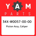 34X-W0057-00-00 Yamaha Piston Assy, Caliper 34XW00570000, New Genuine Oem Part. Price: $108.34.