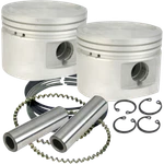 S&s Cycle Piston, Set, 3-1/2", +.010, 80", Fd, .792" Wp, CAST,1984-'99 920-0026 New. Price: $213.42.