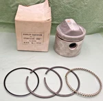 New Genuine Dixie J-17551 Piston Kit With Rings, 3-3/16 Bore O/s .050, Harley. Price: $26.55.